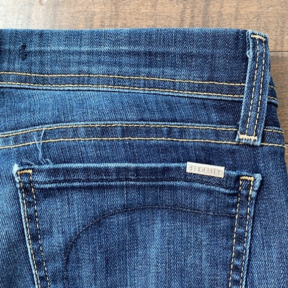 Fidelity Blue Delphi Scoop Low Rise Skinny Jeans Size 28 - Picture 15 of 15